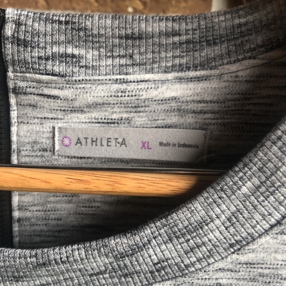 ATHLETA Textured En Route Grey Heather Dress - Picture 6 of 10